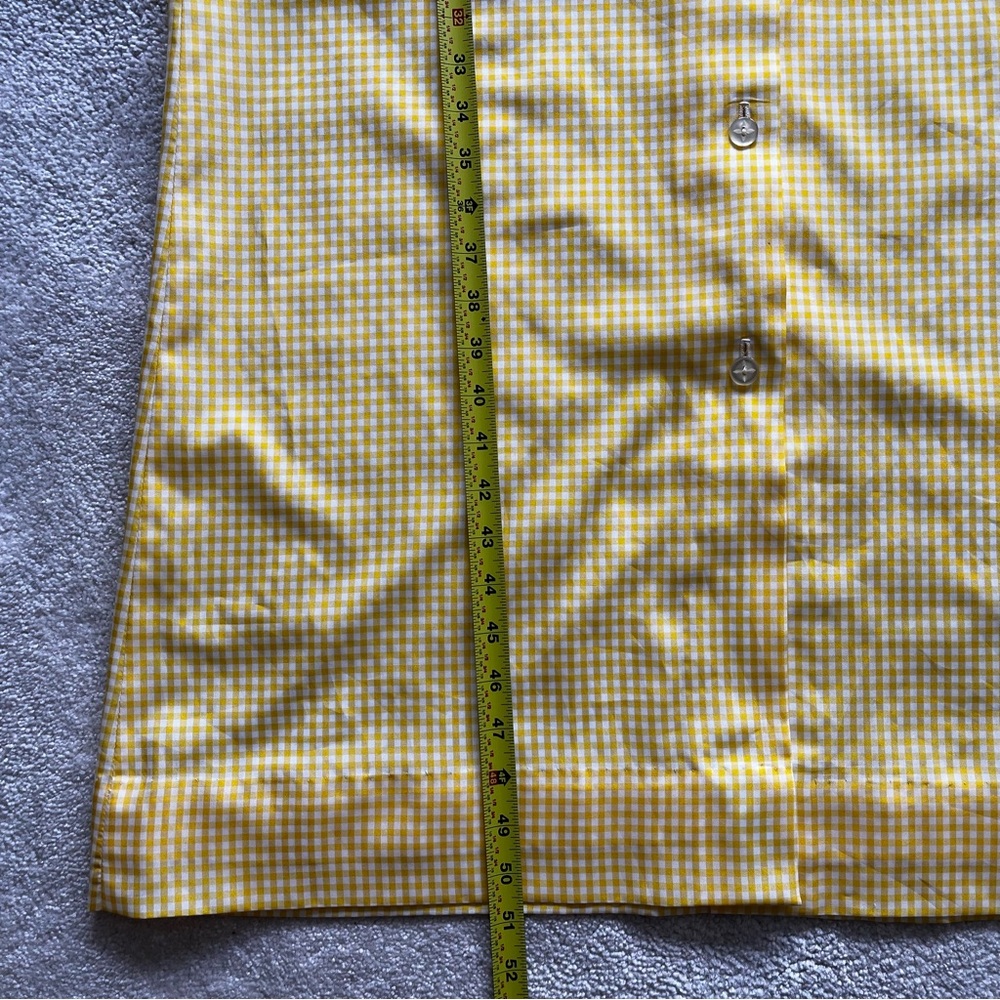 STELLA FAGIN GINGHAM PRINT BUTTON DOWN DRESS LIGHTWEIGHT COTTAGECORE PRAIRIE - Picture 9 of 10